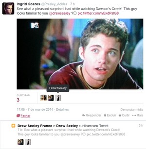  OMG!!! Drew Seeley Has Favorited My Tweet AGAIN!!!
