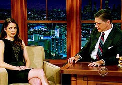  Julie Gonzalo on the Late Late toon