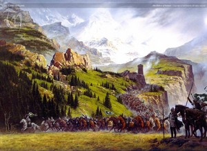  The riders of Rohan door Ted Nasmith