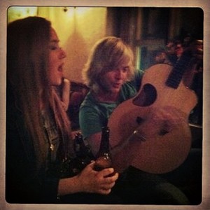  Traditional Irish session with Becca. Throwback.