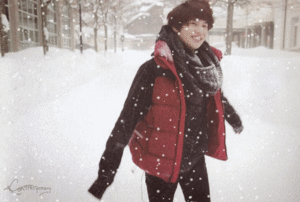  Cute Taemin in snow