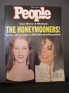  Michael And Lisa Marie On The Cover Of PEOPLE Magazine