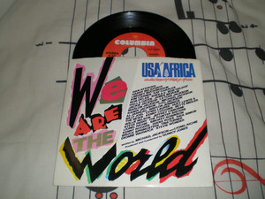  "We Are The World" On 45 RPM