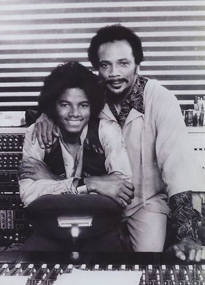  Michael And Quincy Jones In The Recording Studio