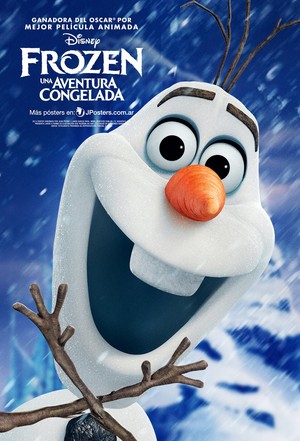  Frozen - Uma Aventura Congelante Olaf Poster