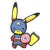  Pikachu: Captain America