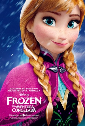  Frozen - Uma Aventura Congelante Anna Poster