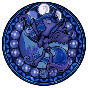  Princess Luna Stained Glass