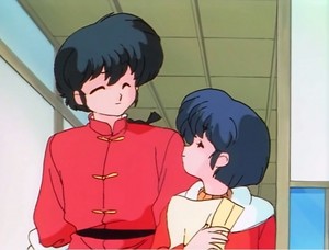  Ranma and Akane (Smiling at each other)