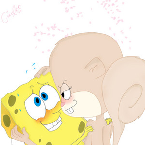 spongebob and sandy