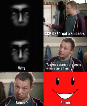  SCP-087-1 and Snickers