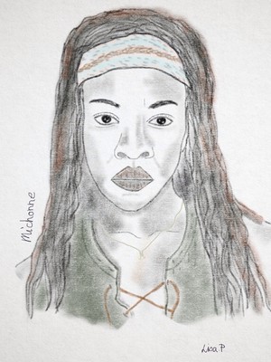 Michonne / drawing by me