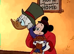  A Christmas Carole - Scrooge and Tiny Tim