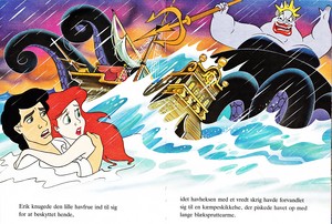 Walt Disney Book Images - Prince Eric, Princess Ariel & Ursula