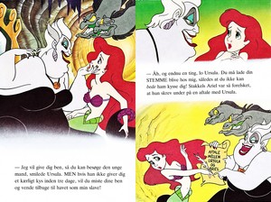 Walt Disney Book Images - Ursula, Flotsam, Jetsam & Princess Ariel