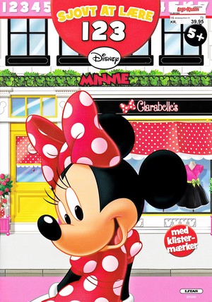 Walt Disney Book Covers - Minnie Mouse Activity Book 123