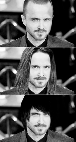 Aaron Paul - Different Hairstyles 