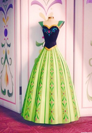 Anna's coronation dress