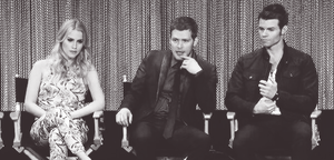 Claire Holt, Joseph 모건 and Daniel Gillies at the PaleyFest 2014