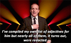  Coulson talking about Iron Man