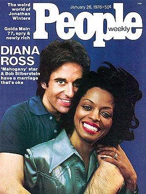  Diana Ross And First Husband, Bob Silberstein On The Cover Of PEOPLE Magazine