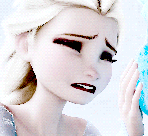 elsa crying for anna