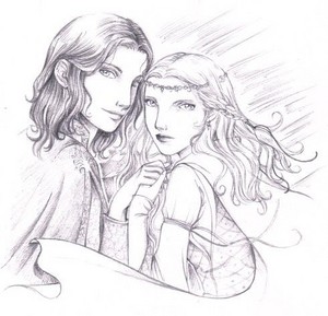 Faramir and Eowyn by lilie-morhiril.deviantart.com