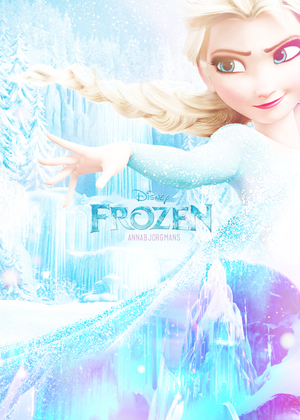  《冰雪奇缘》 - Elsa Poster (Fan made)