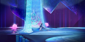  La Reine des Neiges - Ice Palace Concept Art