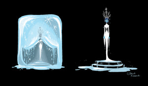 Early Visual Development for アナと雪の女王