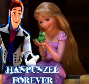 Hans,Rapunzel y Pascal