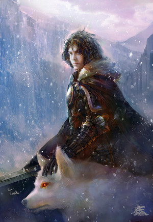 Jon Snow by Teii Ku