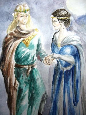  Eomer and Lothiriel - wedding sa pamamagitan ng Neldor