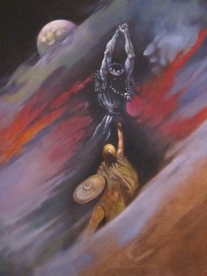  The Witchking of Angmar (and Eowyn) sa pamamagitan ng Jeremiah Briggs