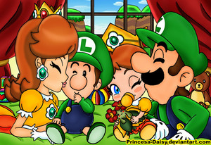  luigi and madeliefje, daisy