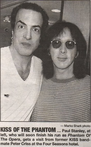 Paul Stanley and Peter Criss