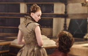 Sansa Stark and Tyrion Lannister