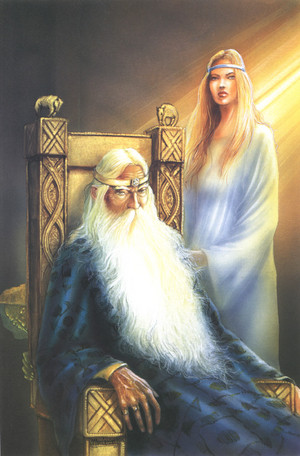  Theoden and Eowyn द्वारा Angelo Montanini