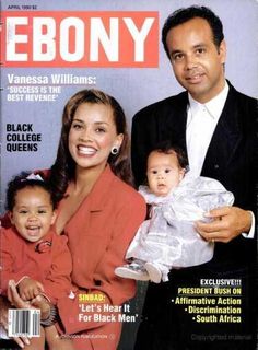 Vanessa And Her Family On The Cover Of EBONY Magazine