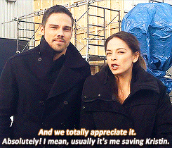  Kristin and ghiandaia, jay thanking the fans(March,2014)