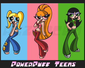  the powerpuff girls as teens