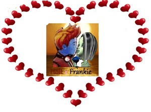 Holt x Frankie kiss sunset heart