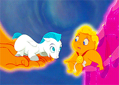 Foal Pegasus with Baby Hercules from Hercules 3