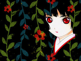 with the flowers is hell girl