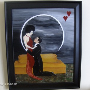  "Be Mine" painting Valentino and Nazimova