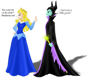  Aurora and Maleficent