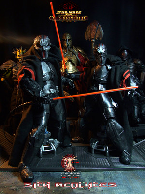  Calvin's Custom One Sixth Scale SWTOR Sith Acolyte figures