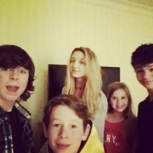  Chandler with Hana, Kyla ( from the walking dead), his brother and a friend