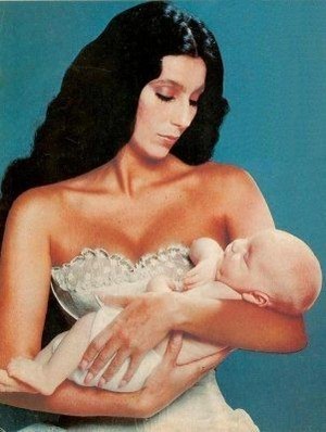  Cher And Baby Son, Elijah