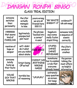  Class Trial Bingo